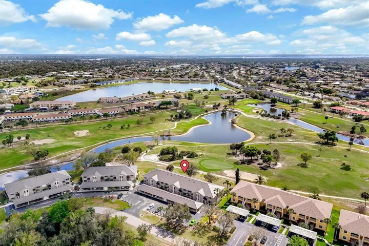 Aerial View Front of Structure