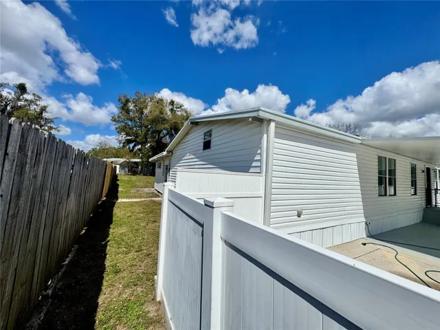 Ample backyard