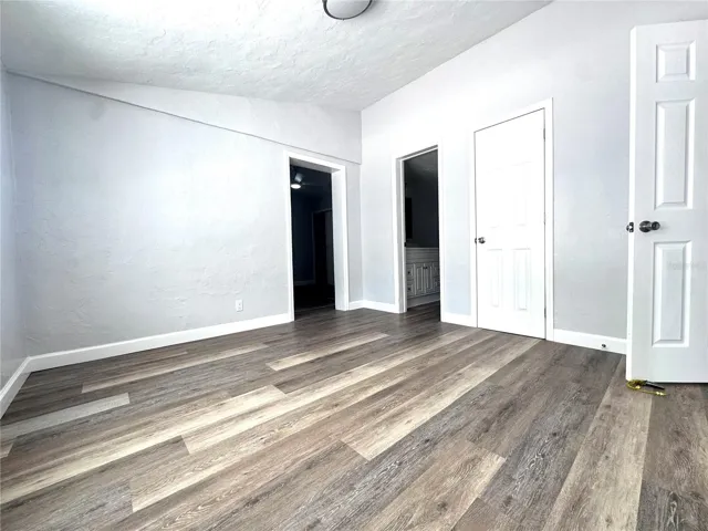 Primary bedroom flex space and bath