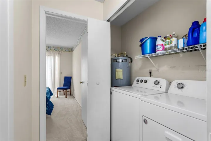 Laundry closet