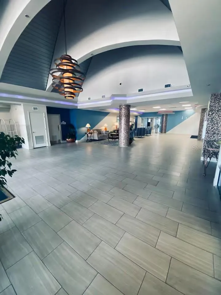 Lobby of beautifully upgraded Daytona Beach Resort