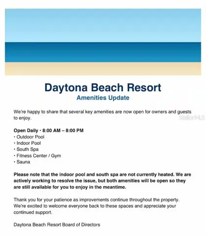 Amenity info