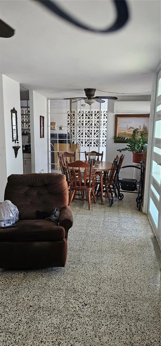 Living & dining areas