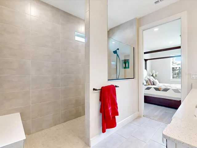 large walk-in shower in Primary en-suite
