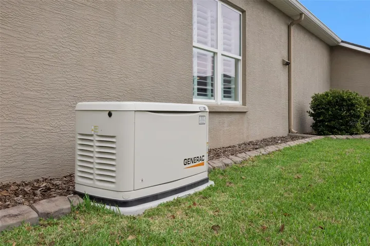 Natural gas powered generator back up in case the power goes out!