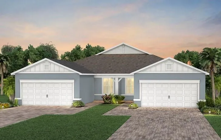 Exterior Design. Artistic rendering for this new construction home. Pictures are for illustrative purposes only. Elevations, colors and options may vary.