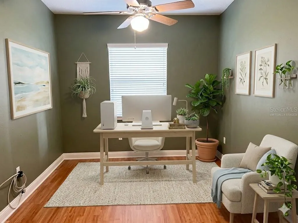 VIRTUALLY STAGED: Office/Guest Bedroom