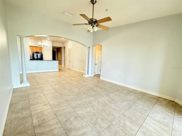 Full Unstaged Living Space