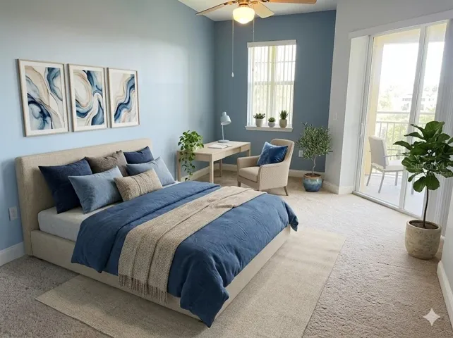 VIRTUALLY STAGED: Primary Bedroom