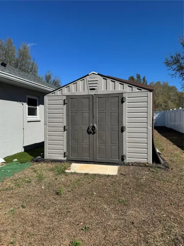 STORAGE SHED