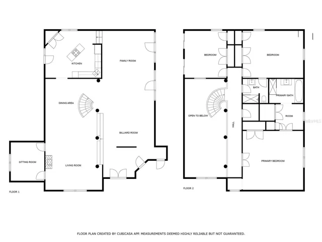 Floor Plan 1 st and 2nd Floors