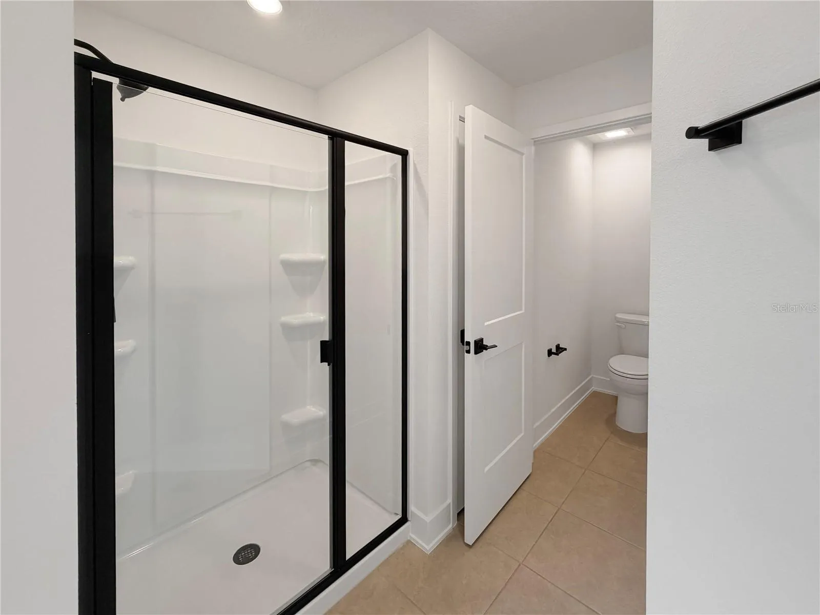 Toilet with door for more privacy