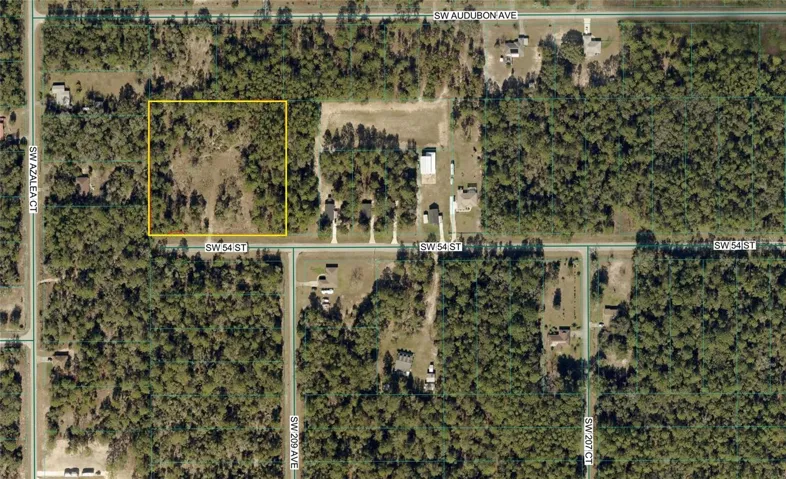 Satellite shot outlined
