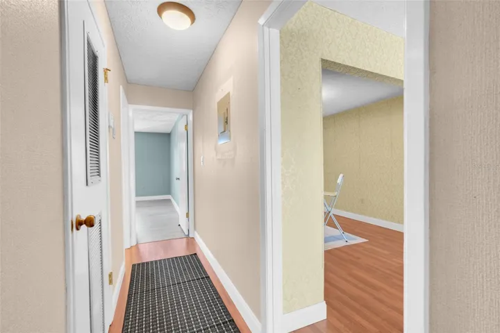 Hall on second bedroom