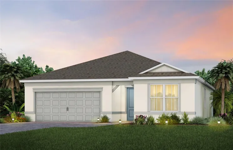 Exterior Design. Artistic rendering for this new construction home. Pictures are for illustrative purposes only. Elevations, colors and options may vary.