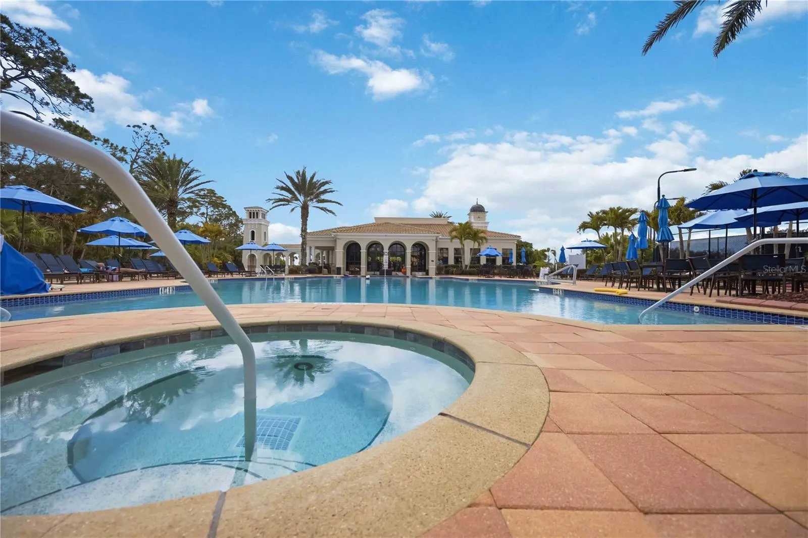 Hot tub and resort pool