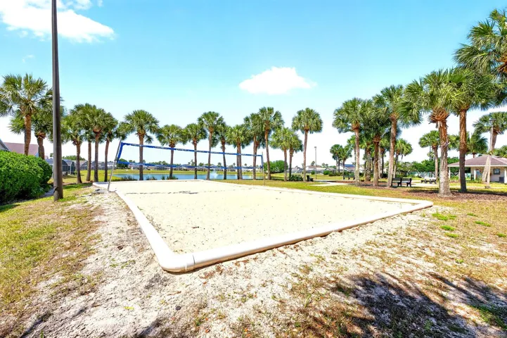 Community Volleyball court.