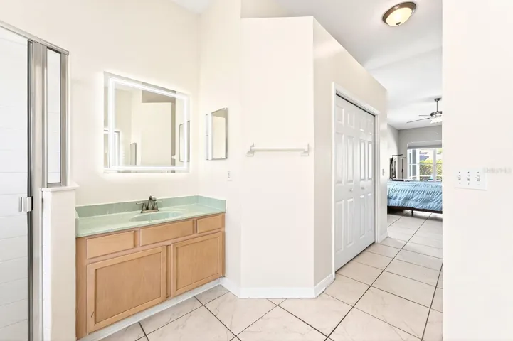The Primary Suite features dual closets, including a walk-in.