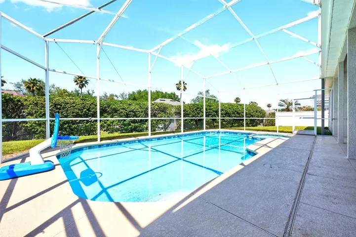 Your very own private pool with screened lanai creates a refreshing retreat right at home.