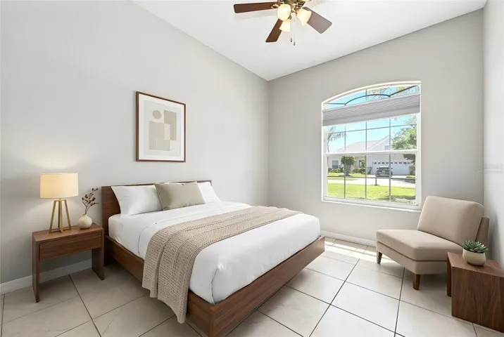 The main floor also includes three additional bedrooms and another full bath. Bedroom 2. Virtually Staged