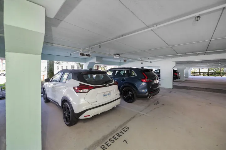 covered parking under building is deeded spot