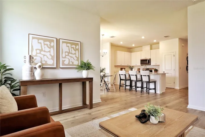 Living Into Kitchen