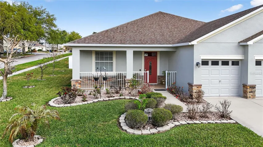 Front Porch & Landscape