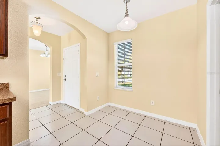 Dining nook off the kitchen.