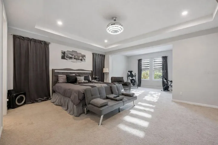 Primary Bedroom on the 1st floor with space for a sitting area