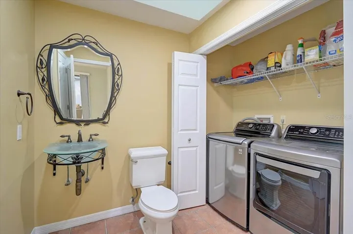 Laundry Room and Half Bath
