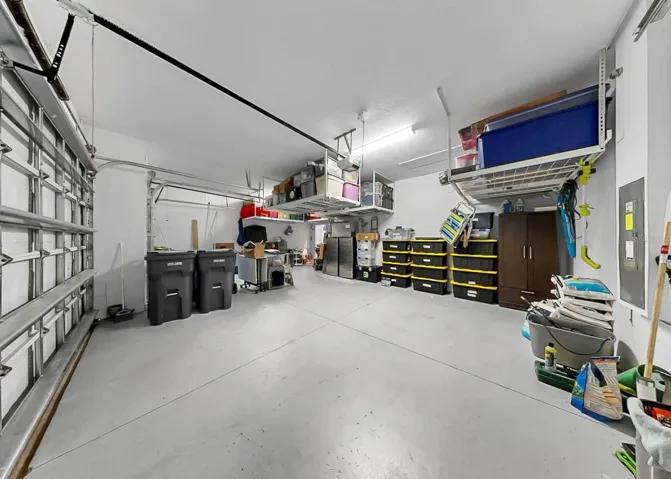 3 Car Garage with Shelving