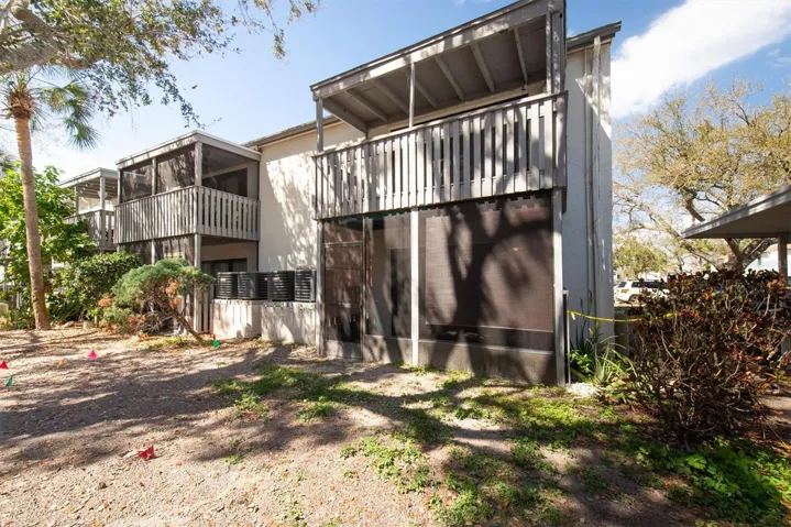 View from the back with your porch