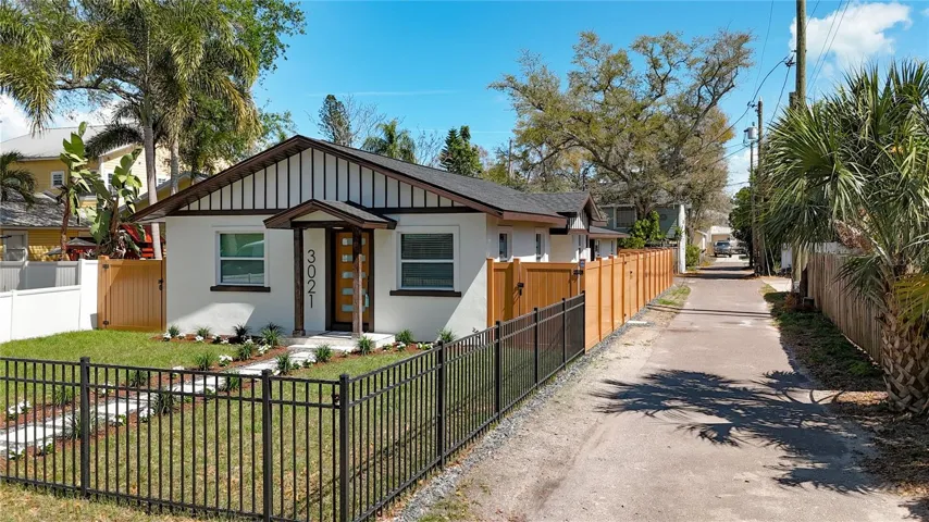 Fully Fenced in Front Yard