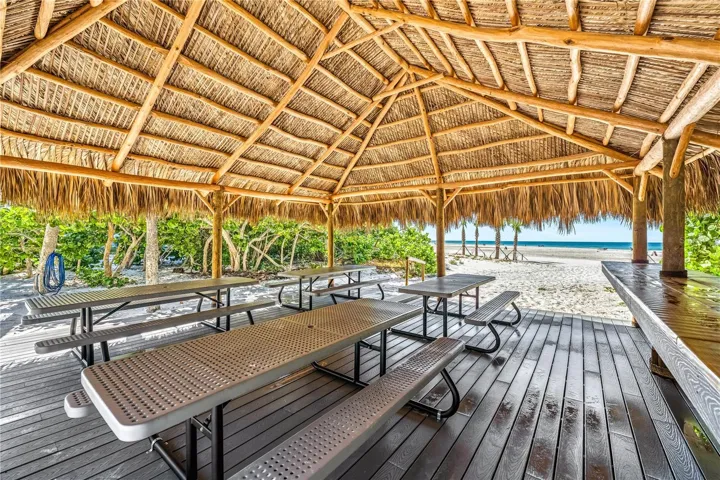 Tiki Hut with electricity and internet