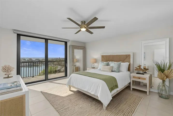 Virtually Staged - Primary Bedroom with en suite and Custom closet