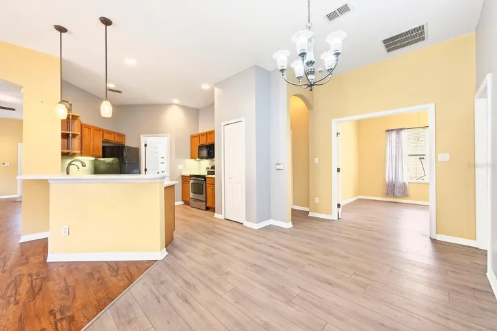 Casual dining off the kitchen.