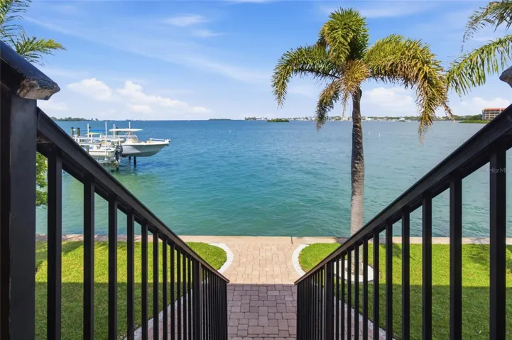 Your Backyard Staircase to paradise views of the Gulf and St. Joseph's Sound/Dolphin Point
