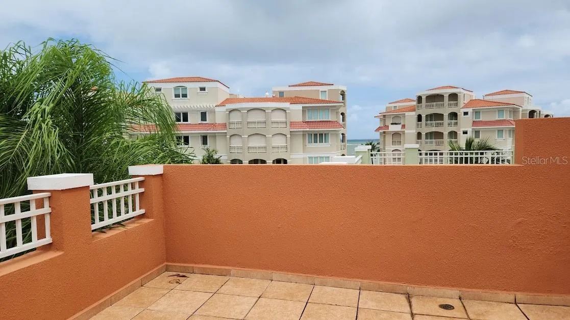 Terrace area with views to the Rain Forest and some Caribbean Sea View