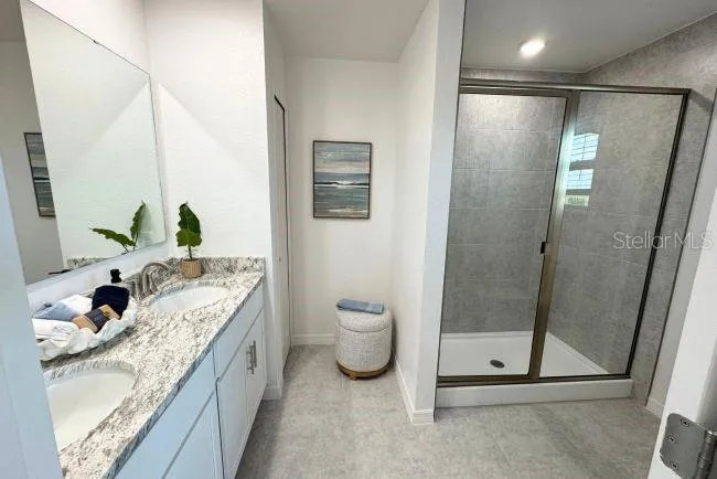 Model home - actual features may vary.
