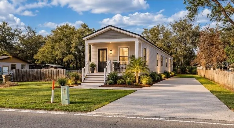 **Virtual Staging with manufactured home.