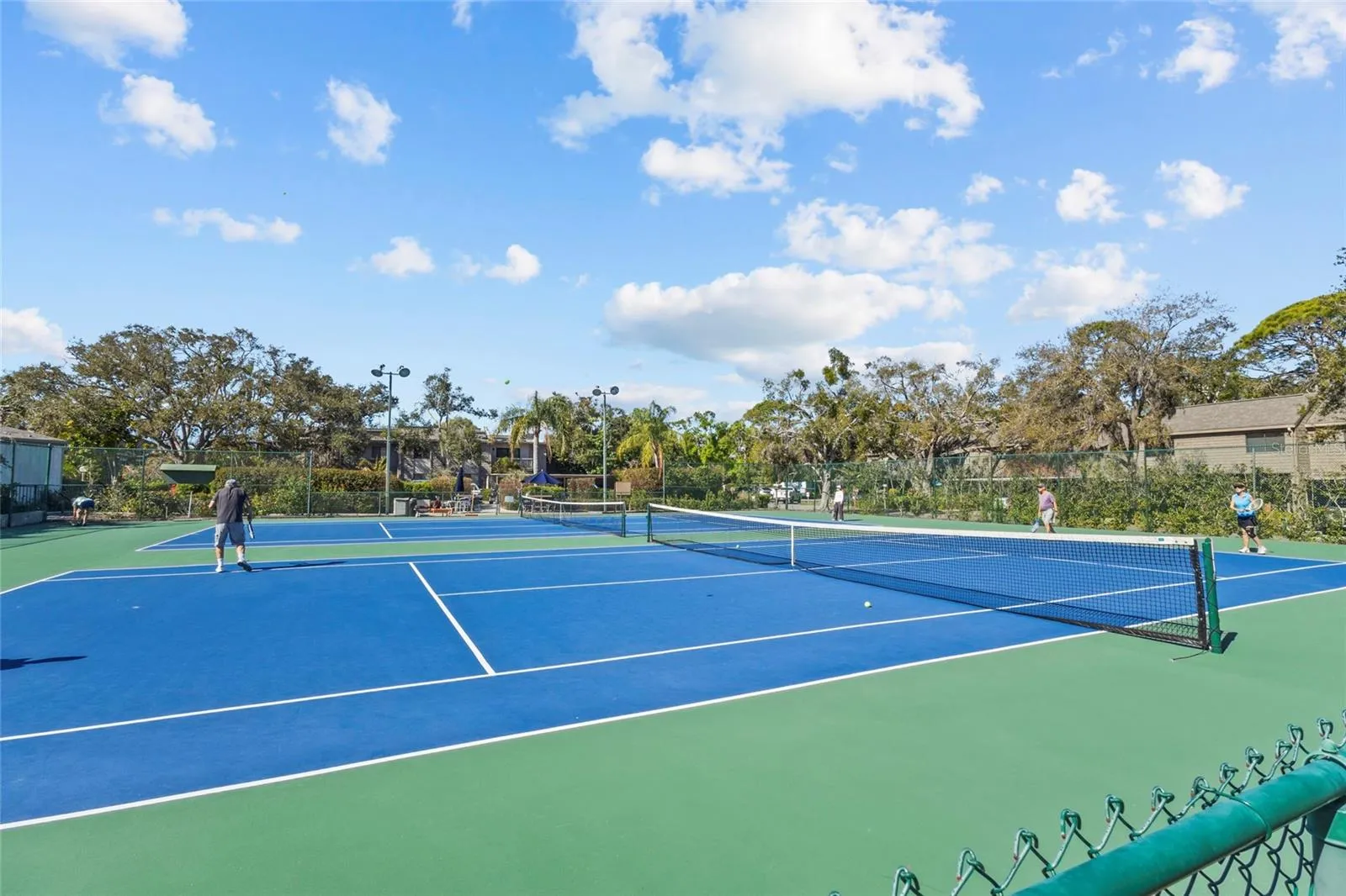 Redone pickle ball courts