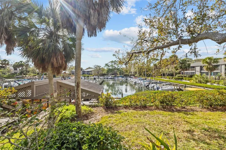 View of Pelican Cove harbor