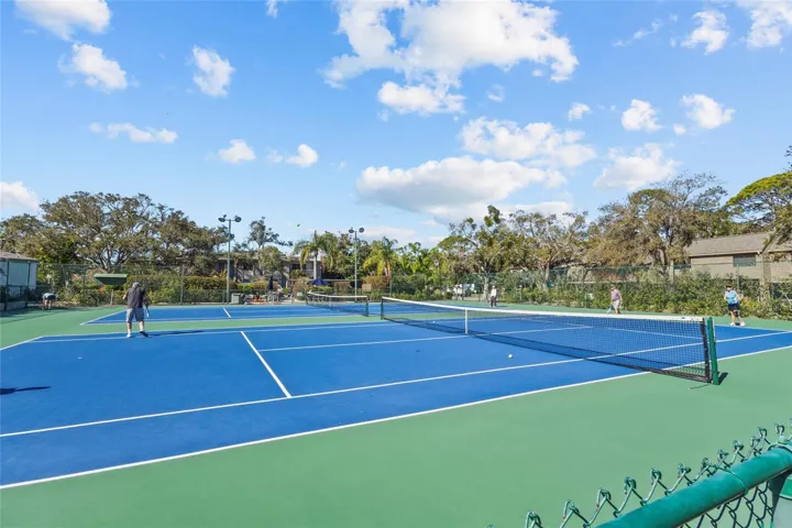 Redone pickle ball courts