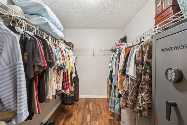 Primary closet