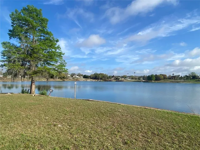 View of Saint Anne Shrine lake