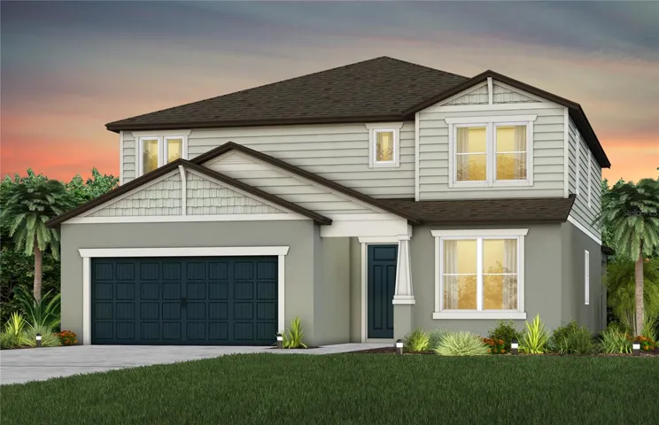 Exterior Rendering, Elevation C1