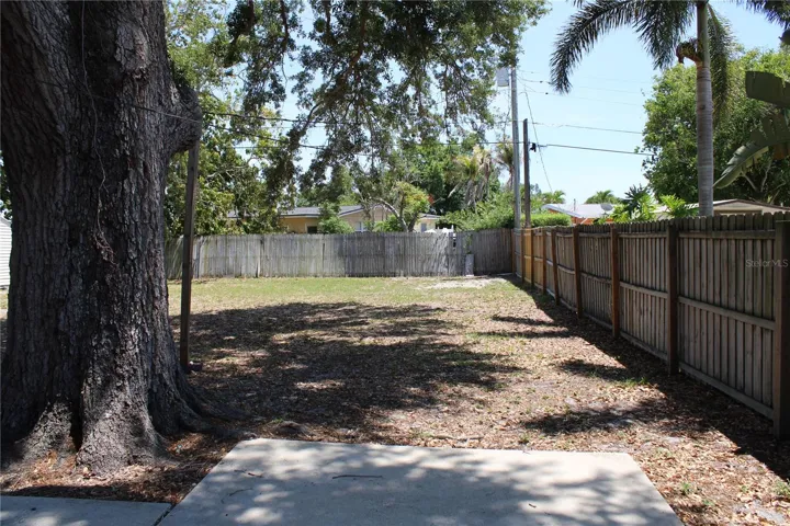 Huge backyard for your toys