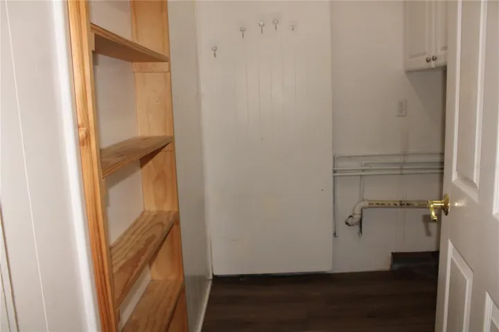 Inside utility room