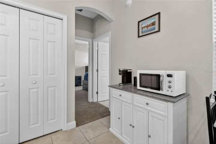 private entry off kitchen to Bed 5 &amp; bath 3