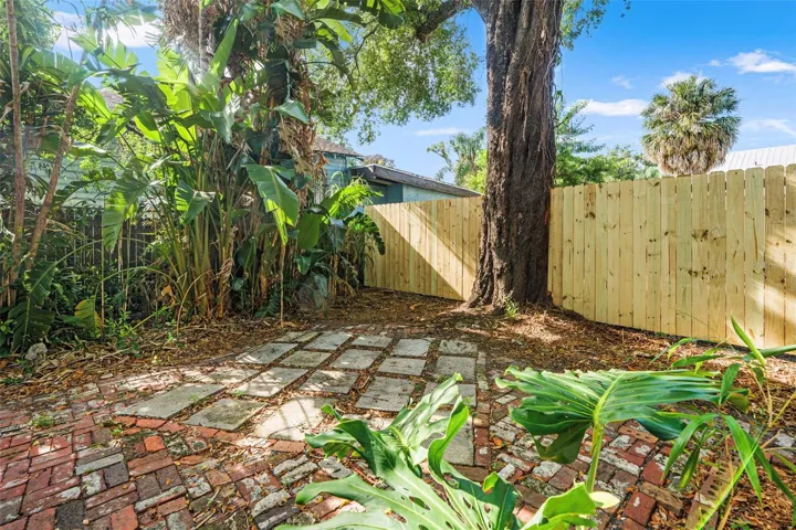 South unit backyard